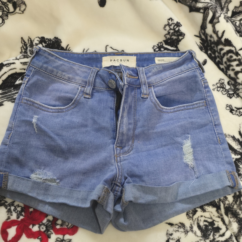 PacSun High Rise Jean Shorts